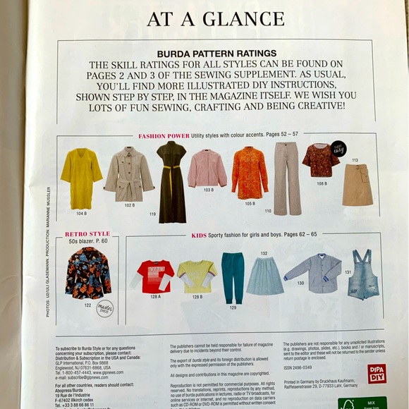 UK Burdastyle Magazine issue 04/2019 - Picture 3 of 4